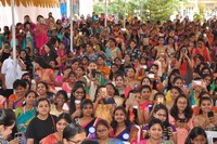 Manasuku Nachindi Movie Team at Kasturba Gandhi College
